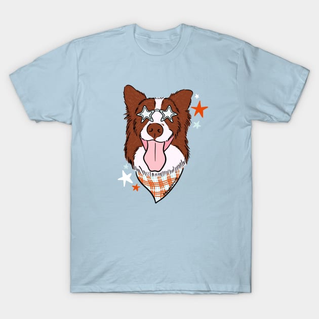 Star Dog T-Shirt by Doodle by Meg